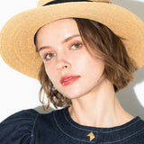 ribbon raffia hat