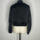 Dot Button Satin Blouson