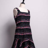 Marine tweed dress