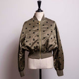 Lady dot bomber jacket