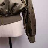 Lady dot bomber jacket