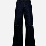 OKAYAMA Crash flare denim.