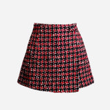 Culotte cache-coeur en tweed pour femme