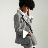 3/4sleeve tailored jacket