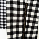 gingham tapered pants