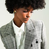 3/4sleeve tailored jacket