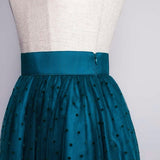 dot tulle skirt