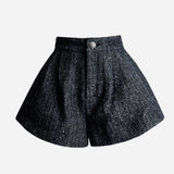 brillant herringbone hem short pants