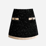 Brilliant bicolor skirt