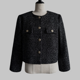 Glitter tweed jacket