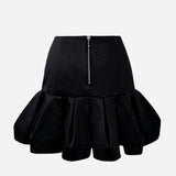 petal satin skirt