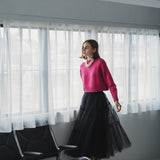 three tier tulle skirt