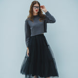 three tier tulle skirt